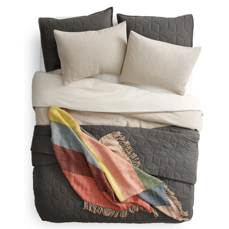 Lovely Hand Woven Throw Blanket, Multicolor