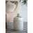 Accent Stool with Striped Pattern