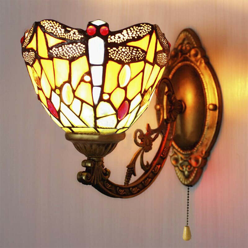 Halli Bronze Armed Sconce, Orange