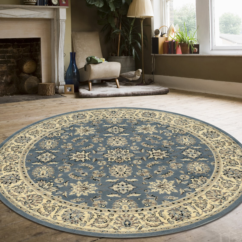 Oriental Indoor Rug, Round 5'3"