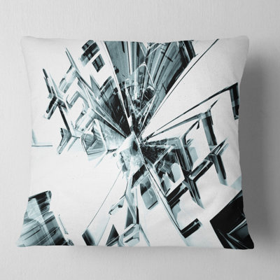 Fractal 3D Cubes Everywhere - Coussin imprimé abstrait