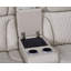 Causeuse inclinable électrique en cuir glacé de 74 po Jazz Aire avec appui-tête électrique, haut-parleurs Bluetooth, lumières DEL, ports USB et USB-C, rangement et porte-gobelets-1740138302