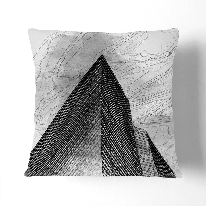 Square Throw Cushion, White, 55cm H x 55cm W x 20cm D