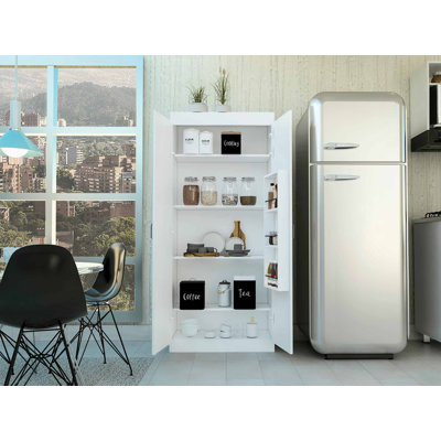 Albany 63" Kitchen Pantry by Latitude Run