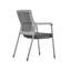 Chaise de salle d'attente en polyester 22,01 po avec structure en métal-80973094-80973093