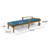 Acacia Wood Adjustable Chaise Lounge with Durable Frame and Non-Porous Cushions for Outdoor Relaxation-2091746941-2091746818