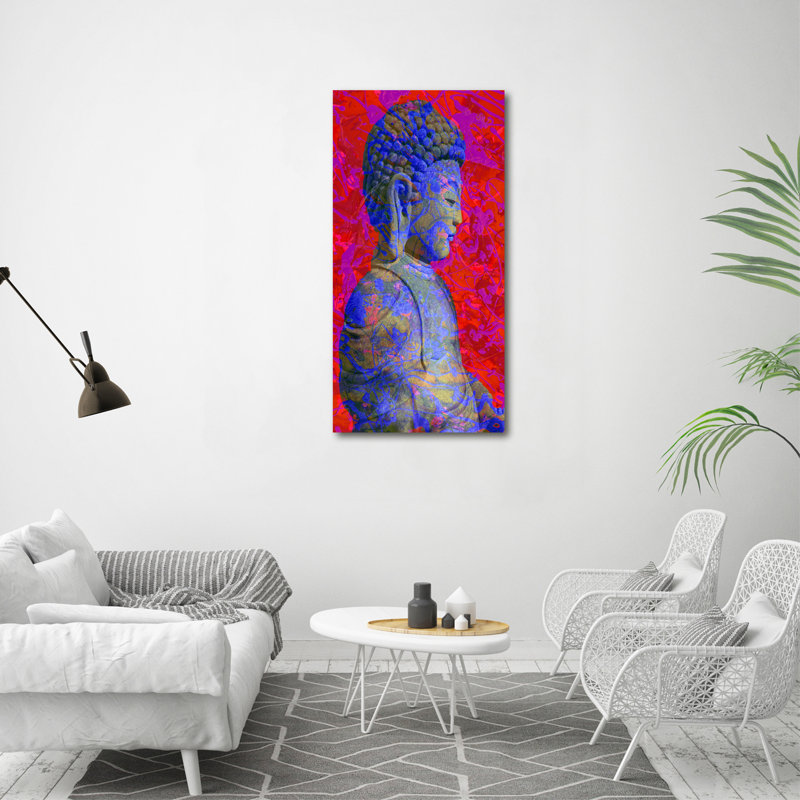 Buddha Abstraction - Wrapped Canvas Print, 120cm H x 60cm W