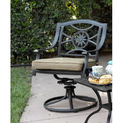 Aldeign Powder Coated Aluminum Outdoor Chair