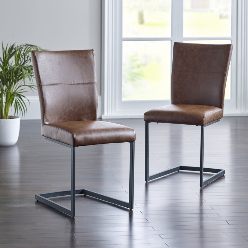 Evelyn 46cm H Upholstered Dining Chair, Antique Tan