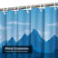 Rideau de douche avec 12 crochets Mountain Mountain-644622764