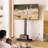 Symple Stuff Floor Tv Stand With Power Strip Up to 65 Inch Tvs, Height Adjustable and Swivel Wood Base Hold Up To 88 Lbs, Black