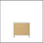 Table de chevet finition perle blanche