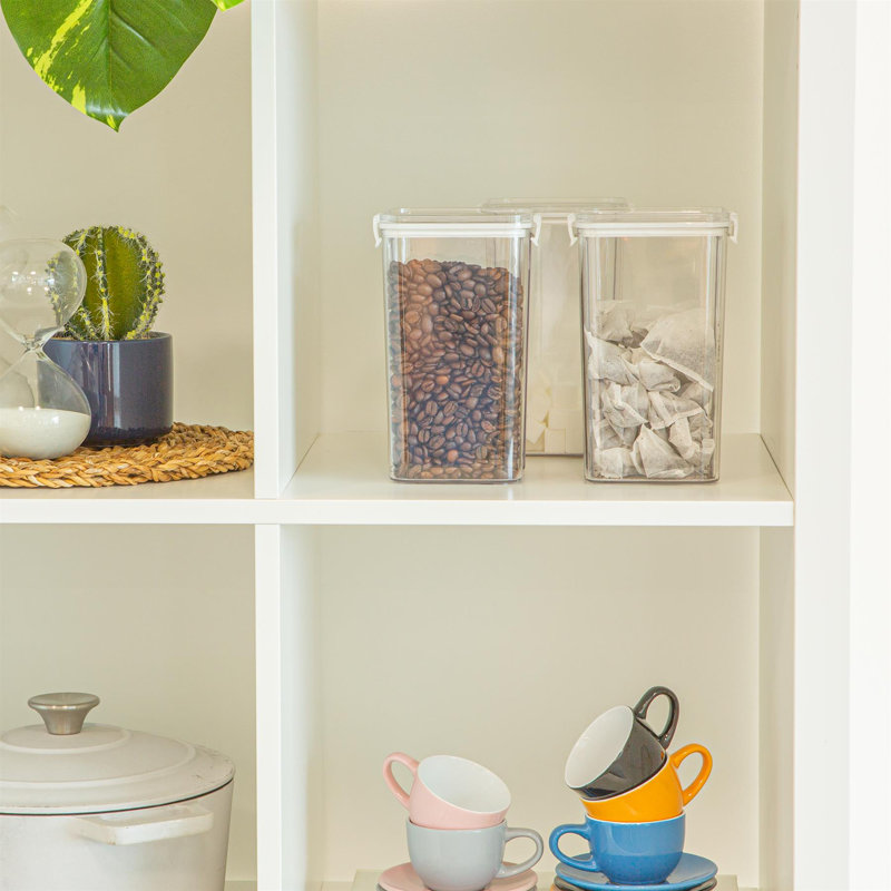Argon Tableware 1.3 Litre Food Storage Containers - Set of 3, White