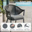 Outdoor Patio Dining Armchair-1766191166
