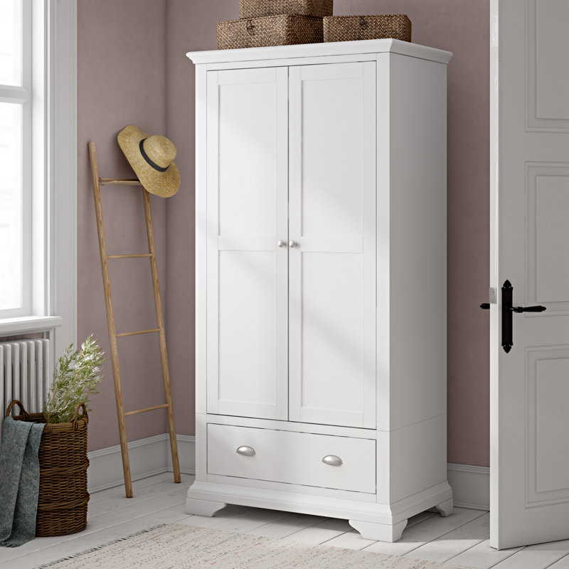 Ziggy 2 Door Wardrobe, White