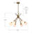 6 Light Mid-century Sputnik Chandelier