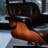 Genuine Leather Swivel Lounge Chair With Ottoman Accent Chair  For Modern Living -983676867