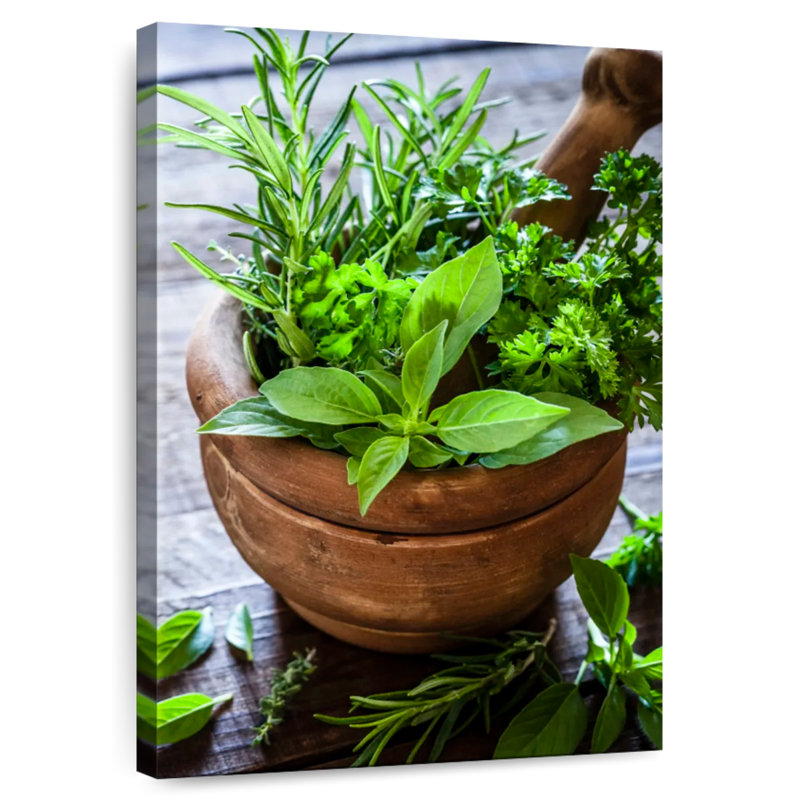 Yarlin Crushing Herbs, 30" H x 20" W