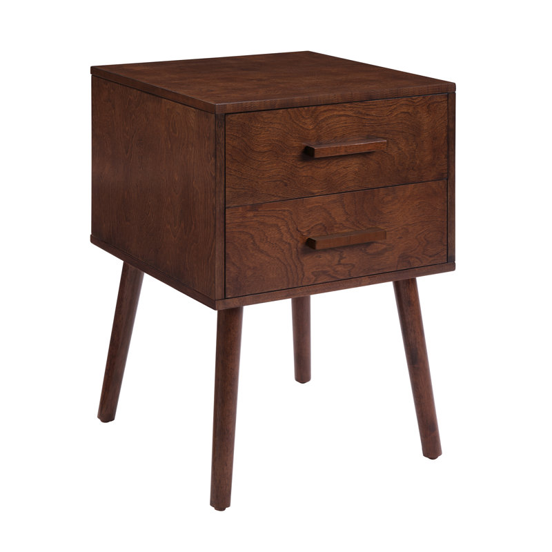 Atravion 2 - Drawer End Table, Espresso Top/Espresso Base