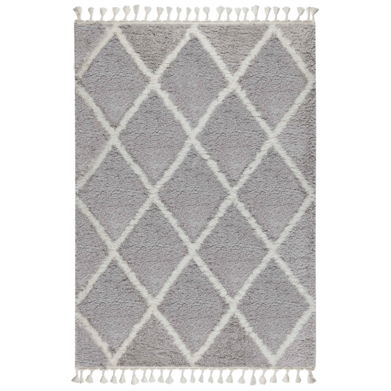 Geometric Indoor Rug, Rectangle 6'7" x 9'6"