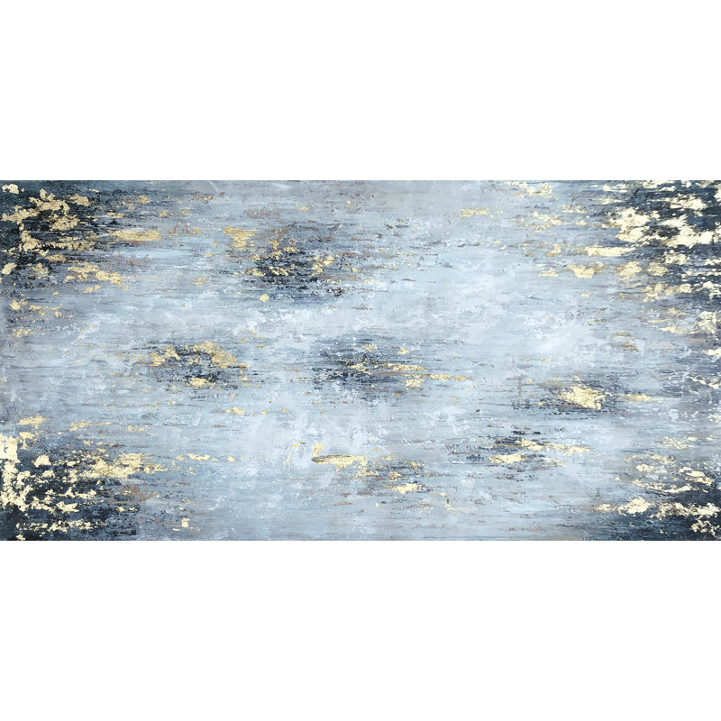 Art abstrait - peinture sur toile tendue