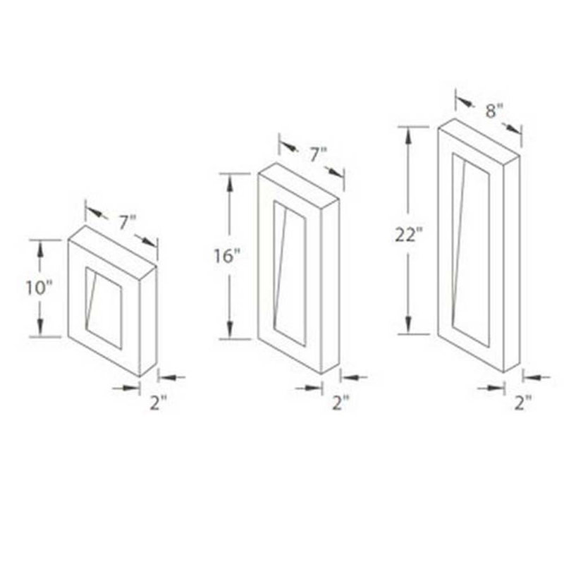 Urban LED Outdoor Flush Mount, Bronze