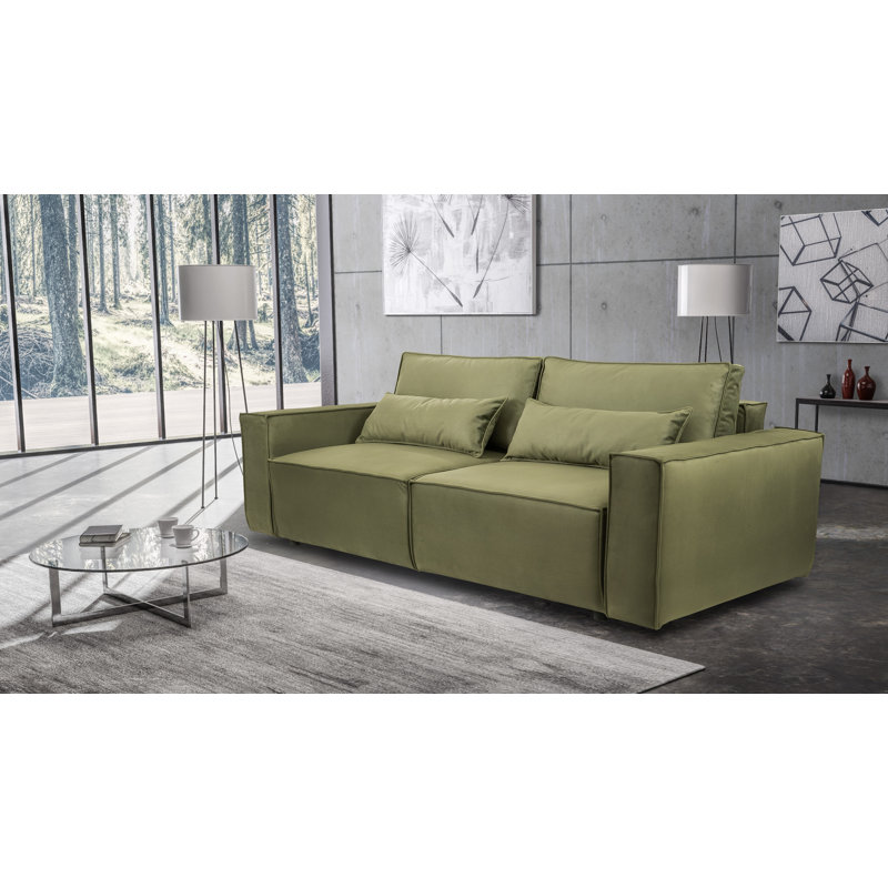 Roselee 3 Seater Sofa, Light Green