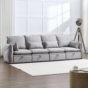 Canapé modulaire 4 pièces 114 po 114 po