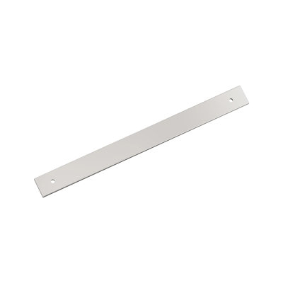 Ladera 12 inch (305mm) Center-to-Center Rectangle Polished Nickel Appliance Pull Backplate