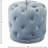 Harper 18" Wide Velvet Tufted Round Standard Ottoman-135891453
