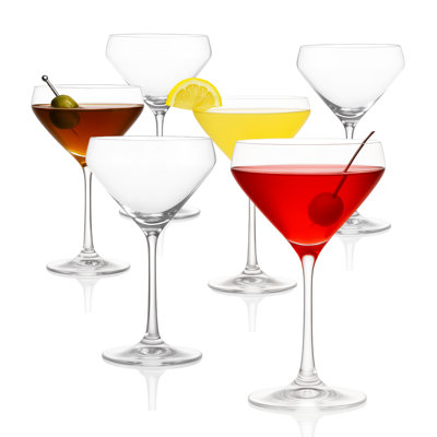 Hand Blown Martini Glass Martini Glass 10oz