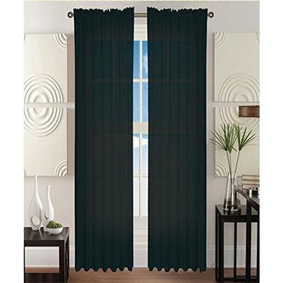 Sheer Sliding Panel Pair