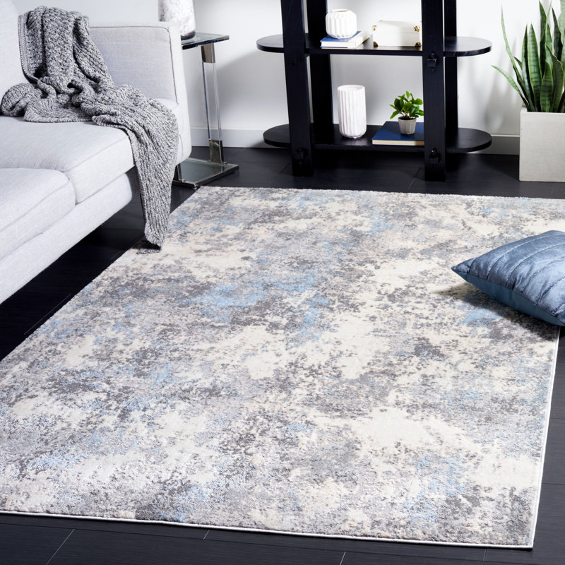 Brantner Performance Abstract Rug, Rectangle 5'3" x 7'6"
