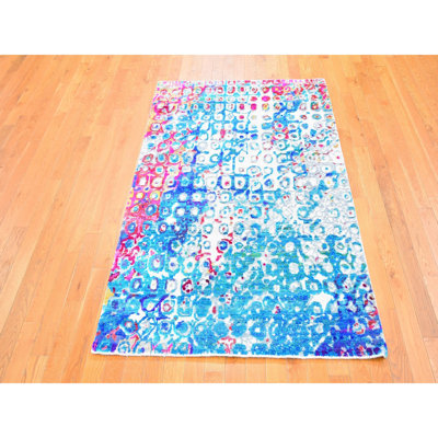 Fynley One-of-a-Kind 4' X 6' Area Rug in Blue