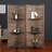 Ventimiglia Rustic Shutter 4-panel Room Divider W/ Shelve-1927260066-1931105635