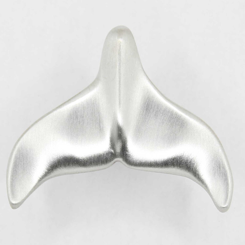 1.9" Whale Tail Knob, Brushed Nickel