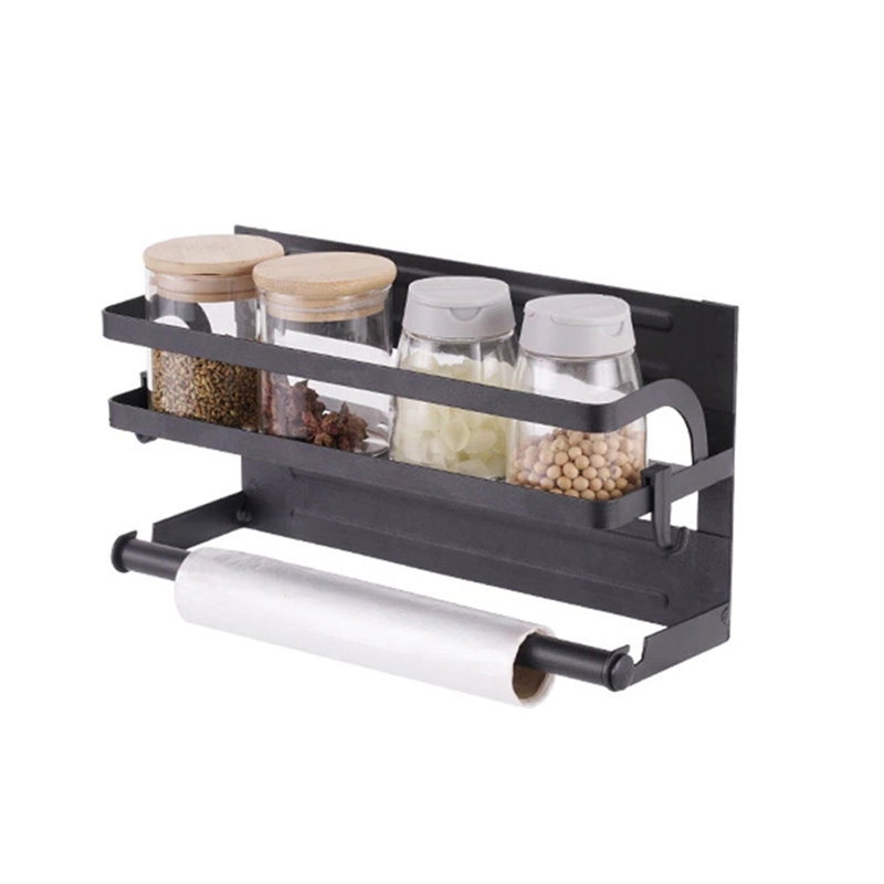 Stainless Steel Spice Rack with Adjustable Racks