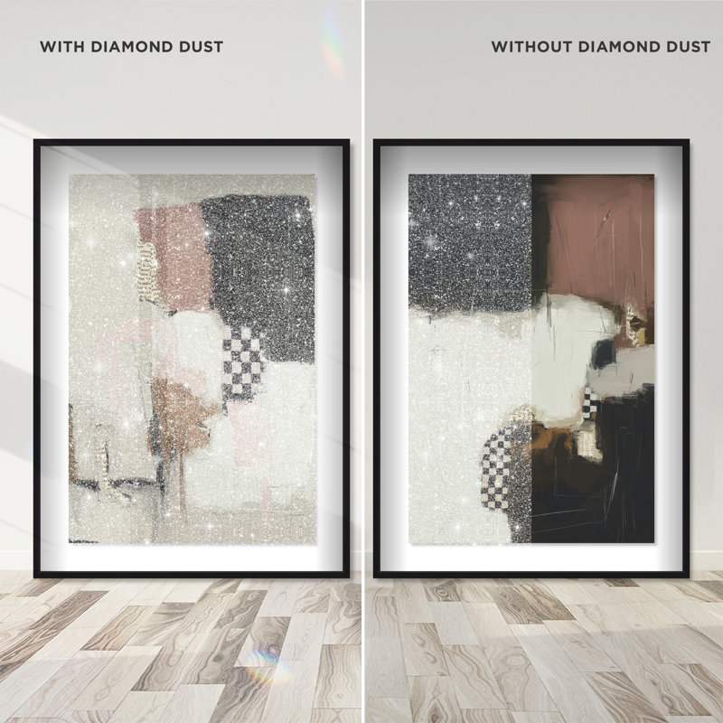 Longing Set Shadowbox Abstract Print by Oliver Gal, Black Frame, 10 x 15, 21.5"H x 31.5"W, Black Shadowbox