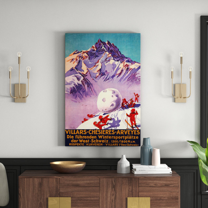 No Frame Print on Canvas, 114cm H x 76cm W