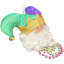 Ornement tête de bouffon 6 "Mardi Gras