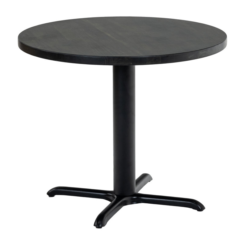 Rosy 36" Round Table Set W/ X-Base, Grey