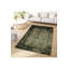 Tapis décoratif tissé vert foncé lavable à la machine-1581728309