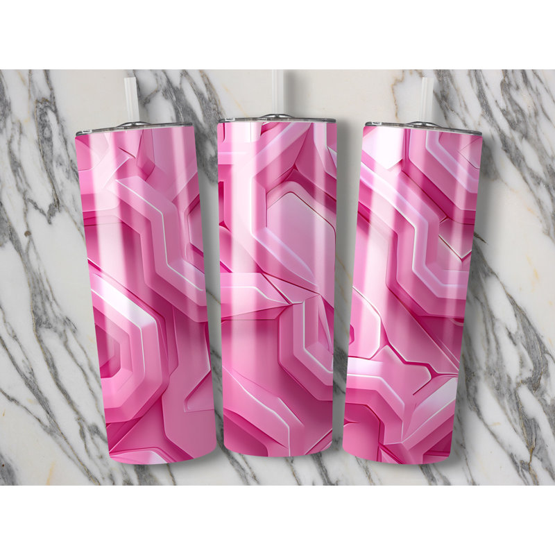 Choose Handmade Tumblers 591ml Vacuum Insulated Stainless Steel (18/8) Travel Tumbler with Straw