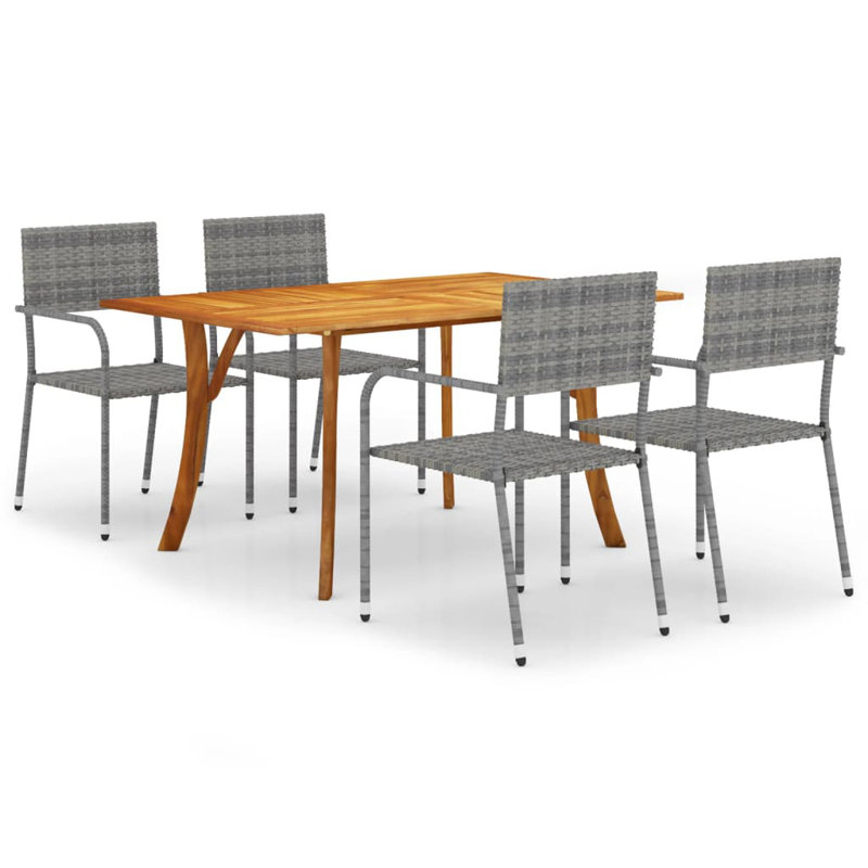 Rectangular 4 - Person 59.1" Long Dining Set