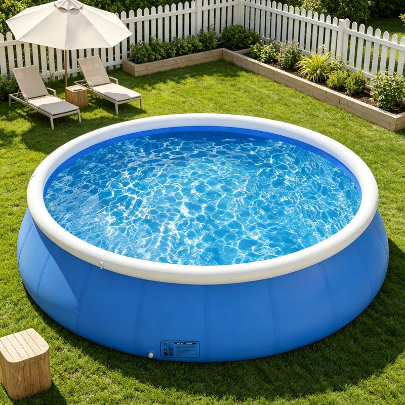 Piscine en maille gonflable à ressorts papillon * 305 * 76, piscine, piscine gonflable, L 11,8 po x H 30,22 po