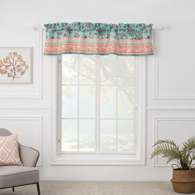 Audrey Floral Tailored Window Valance