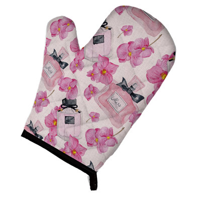 Caroline's Treasures Floral Oven Mitt