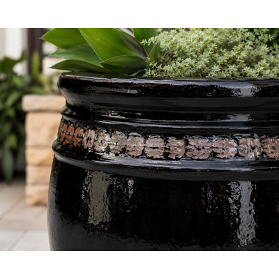 29 in. Coin Pot - Black