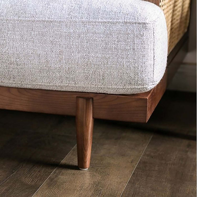 Fauteuil d'appoint Delynne, Noyer
