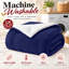 Jeté réversible en molleton Sherpa - Microplush ultra doux, chaleur toutes saisons, lavable à la machine-130524669-130524673